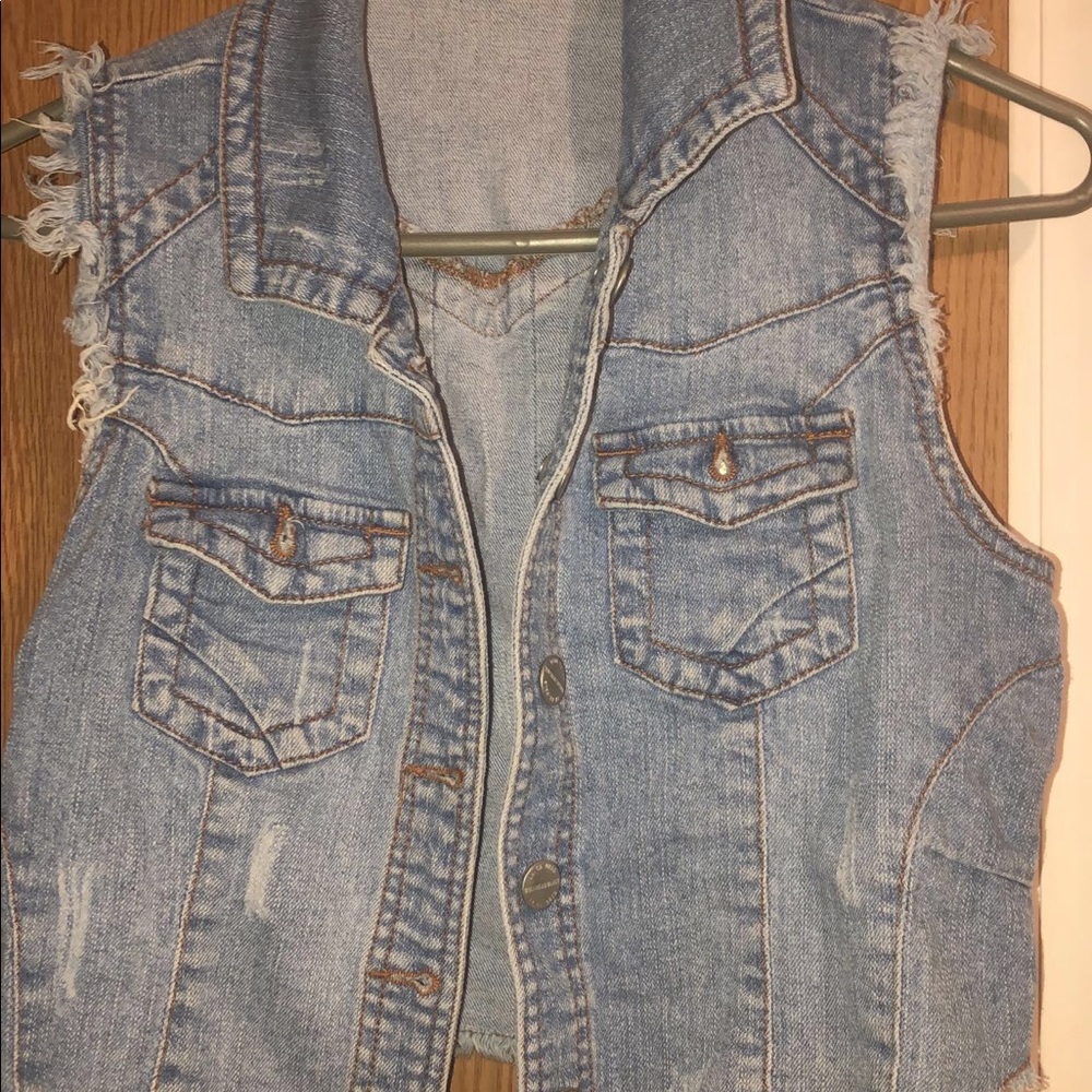 Denim vest